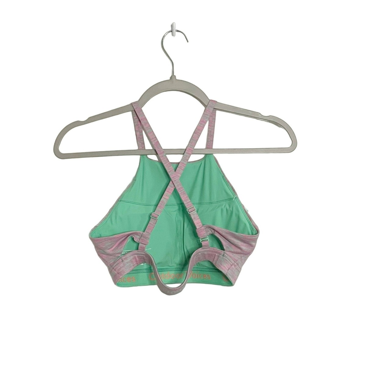 Outdoor Voices Sports Bra Freeform Strappy Bra in Watermelon Sugar - Main Image