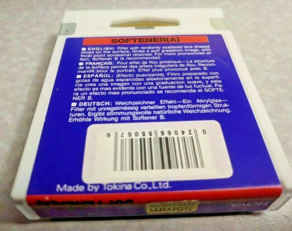 55mm Hoya Softener A Focus Lens filter Japan Portrait-s 55 mm Soft Focus Softer - Image 3 of 3