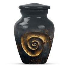 Spiral Remembrance: Burial Cremation Urn - Container Human Ashes Keepsake
