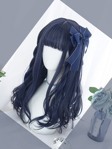 dark blue wigs