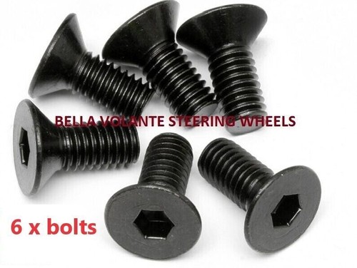 6pcs Multicolor Racing Steering Wheel Bolts Screws For Momo Nardi