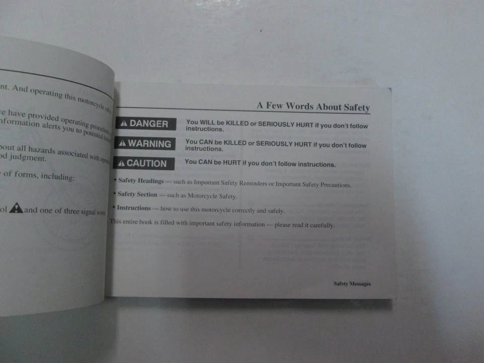 Honda XR100R 2003 manual del propietario del operador nuevo Foto 3 de 4