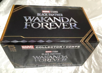 Marvel Collector Corps Black Panther Wakanda Forever Funko 1121 1122 XL t-shirt