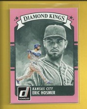 Eric Hosmer 2016 Donruss Diamond Kings PINK Parallel Card # 12 Royals Baseball