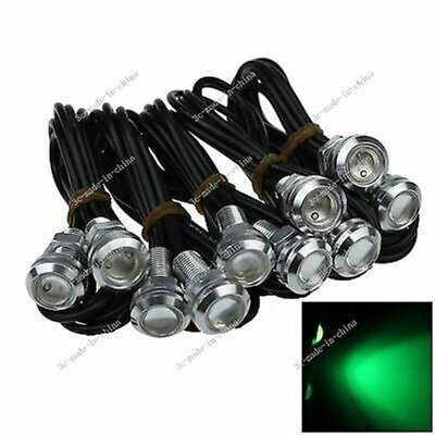 10X 18MM 3W LED Eagle Eye Daytime Running DRL Light Car Motor Silver O501