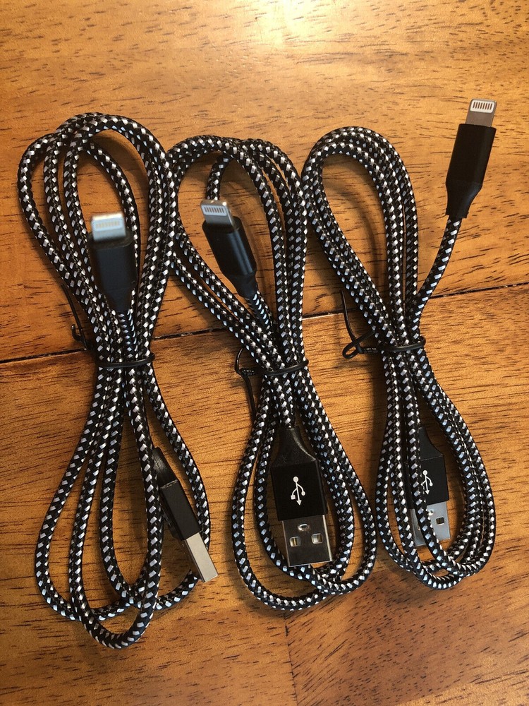 Fast Charger USB Cable Braided Cord For iPhone 6 7 8 11 12 13 14 Pro Max