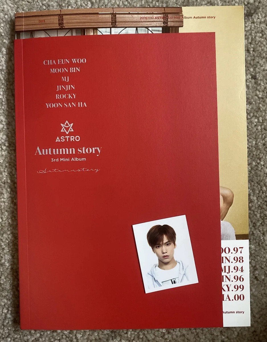 ASTRO autumnstory 赤 新品未開封 ASTRO - Autumn story (Red ver.) 3rd Mini Album Rocky ID