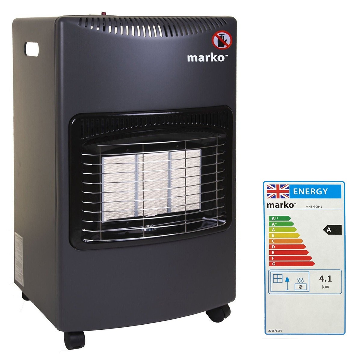 CALOR GAS CABINET HEATER INDUSTRIAL PORTABLE WITH WHEELS