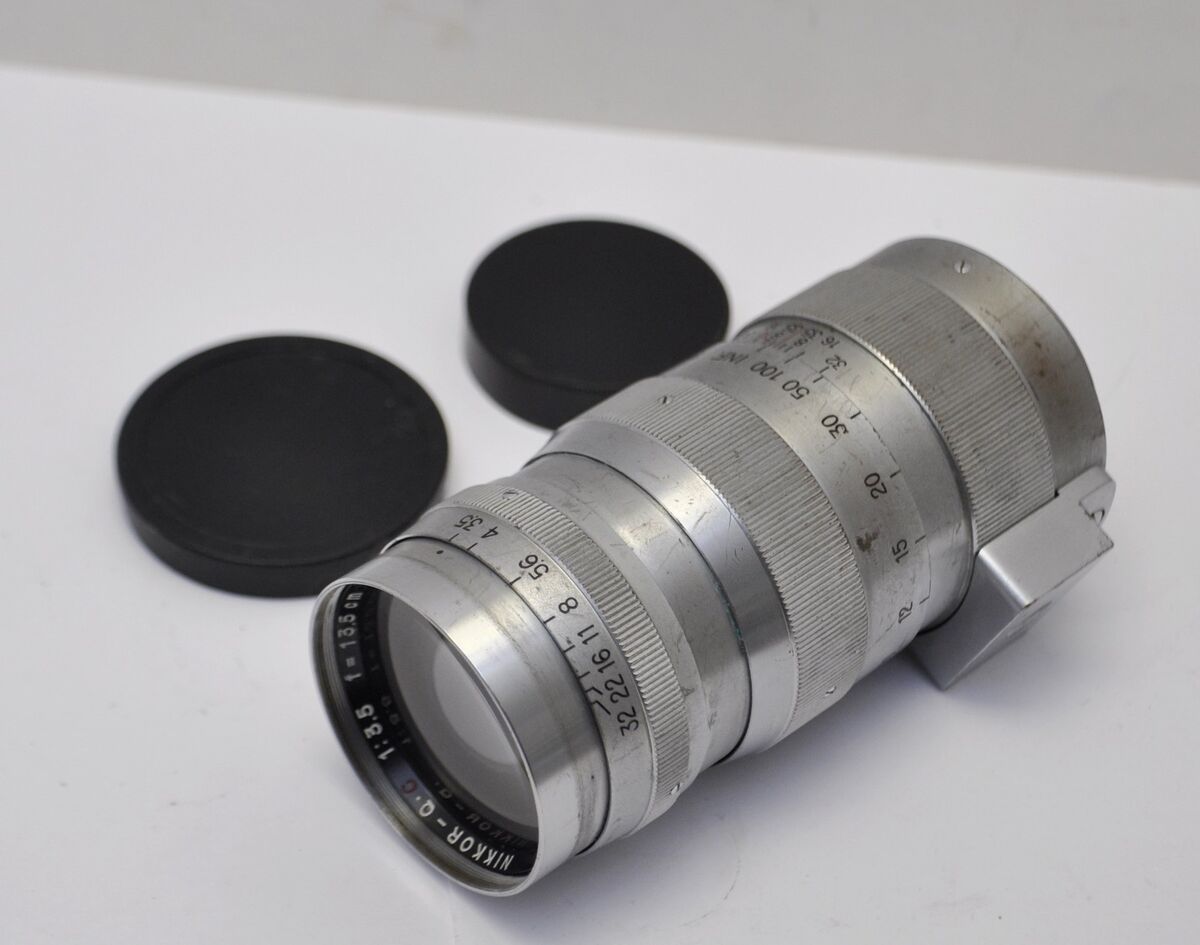 Rare Nikon Nikkor Q.C Nippon Kogaku 135mm F/3.5 Leica Screw Rare Nikon Nikkor Q.C Nippon Kogaku 135mm F/3.5 Leica Screw