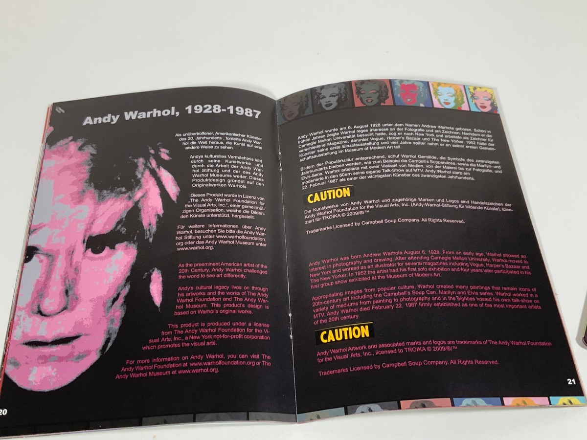 Troika ANDY WARHOL Personal Accessories Catalog | eBay