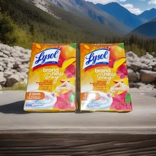 2X Lysol Click Gel Automatic Toilet Bowl Cleaner Gel - Mango & Hibiscus