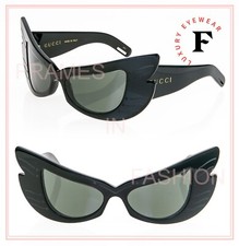GUCCI Hollywood Forever 0710 Black Butterfly Wing Mask Sunglasses GG0710S 001