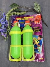 Vintage Super Soaker XTC Set Larami 1991 Air Pressure Extra Tank Carrier 9900