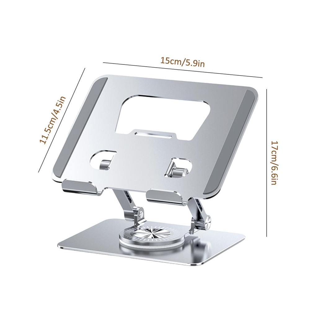 Adjustable Foldable 360 Rotating Laptop Stand for Desk