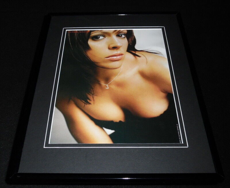 Alyssa Milano 2002 Cleavage Framed 11x14 Photo Display