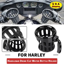Motorcycle Drink Cup Holder Fit For Harley Dyna Fat Bob Low Rider Road King FLHR