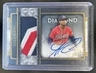 2023 Topps Diamond Icons Ozzie Albies Jumbo Auto Patches #/25 #AJP-OZZ Braves