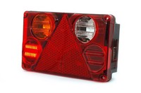 RüCkleuchte LED + Birne FüR LKW AnhäNger Trailer Traktor 6 Funktionen Links