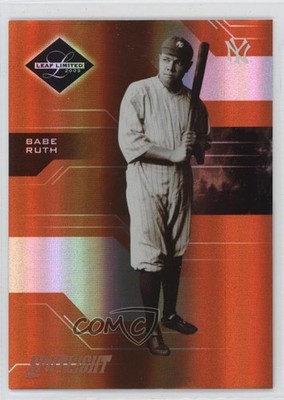 2005 Leaf Limited Spotlight Bronze 9/99 Babe Ruth #168 HOF 0o5y