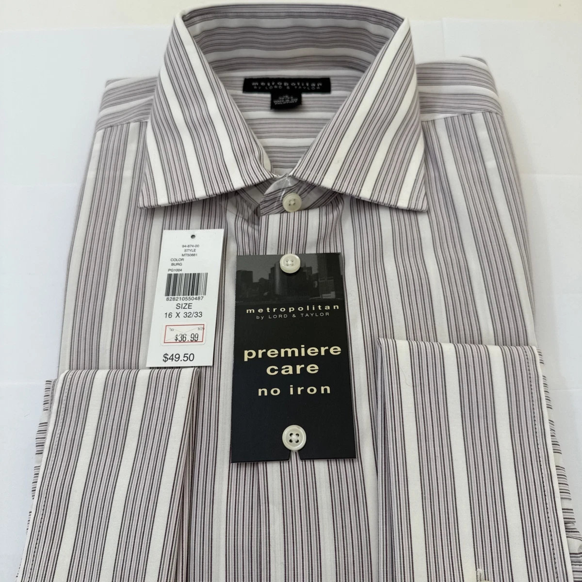 lord and taylor black brown dress shirts The Ledge Shirt in Black Coffee Linen Tweed main image 1