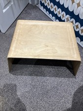 VINTAGE BENTWOOD Coffee Table / Lap Table 45x35x25.5cm Side Handles