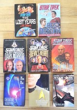 Star Trek HC/PB Lot TNG OS 8 Books Excellent