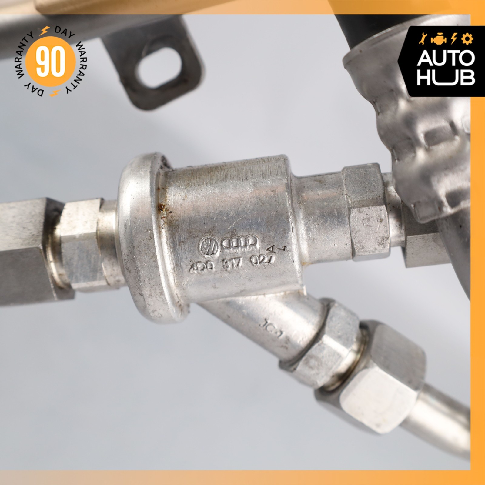 13-15 Bentley Continental GTC GT 4.0L V8 Transmission Oil Cooling Line Set OEM