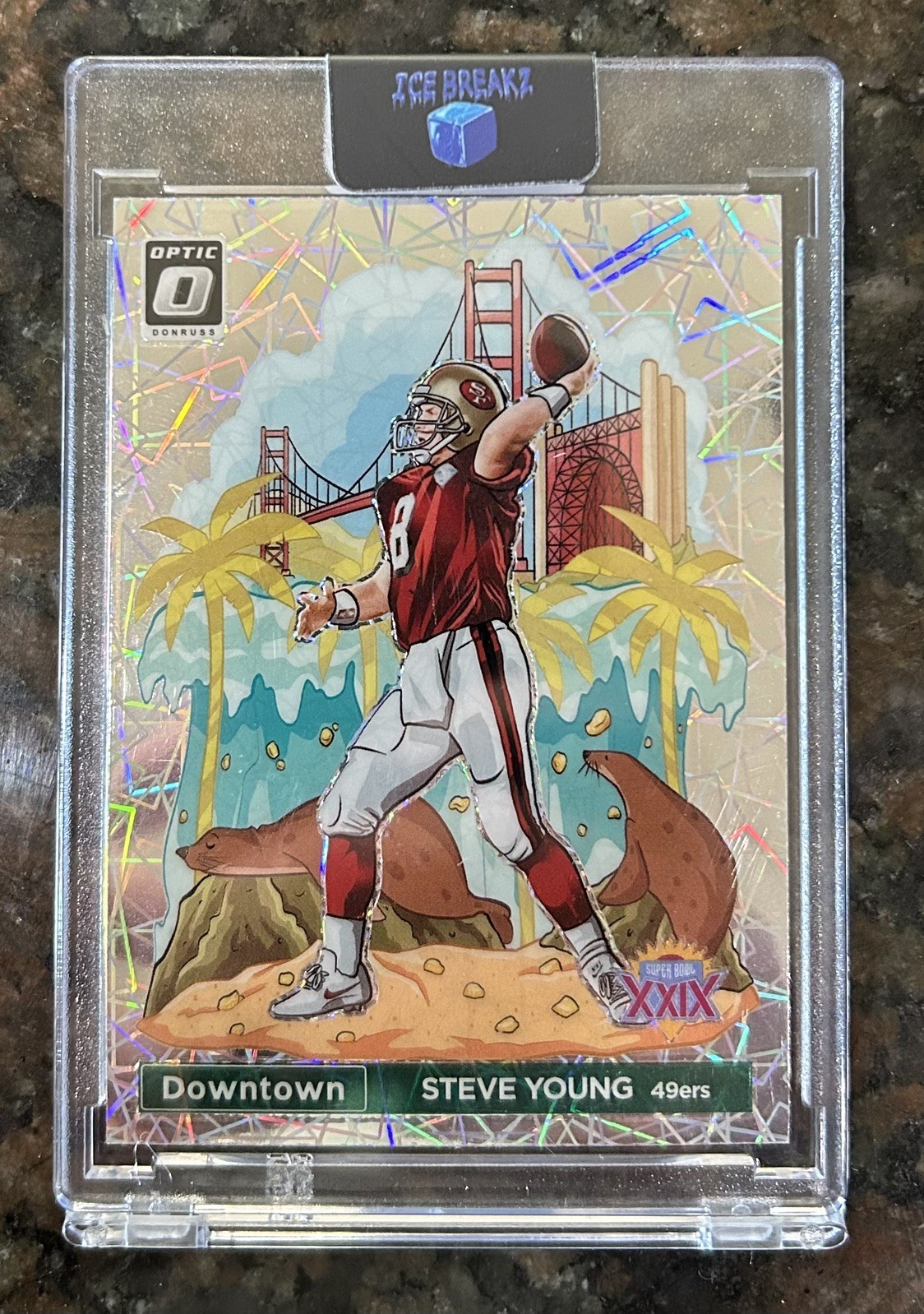 2023 Panini Donruss Optic - Super Bowl Downtown Steve Young #SBD-SY