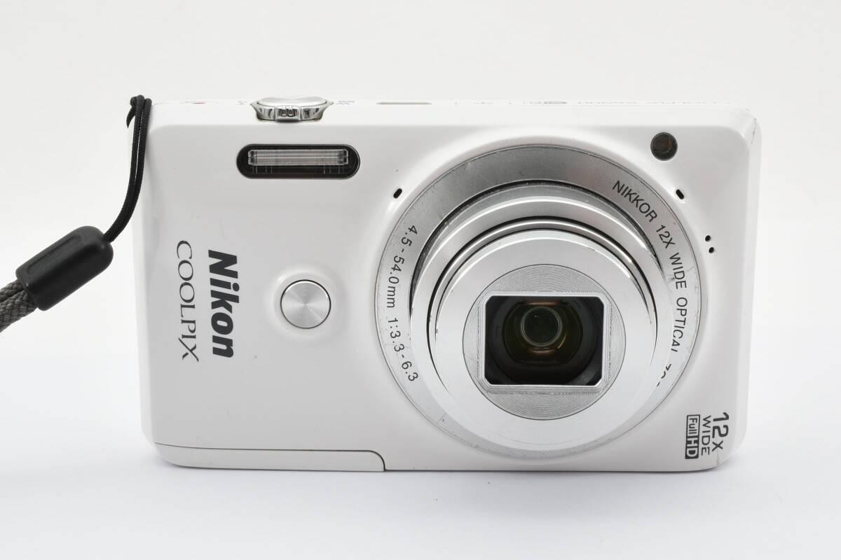 Nikon Coolpix S6900 White 16MP Wi-Fi Flip Screen Digital Camera Japan Import