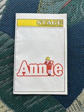 Annie Program Fischer Theatre Detroit Stage Playbill November 1978
