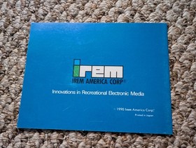 Metal Storm Instruction Manual Booklet Nintendo NES Authentic Official Irem