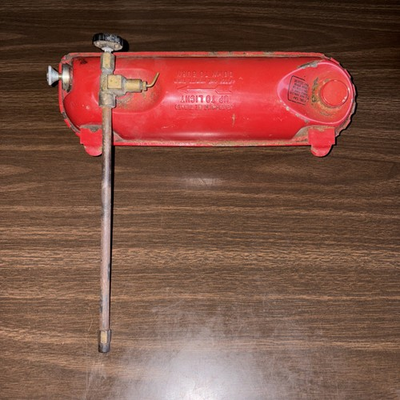 #ad #ad COLEMAN LANTERN RED STOVE FUEL TANK COMPLETE VINTAGE $39.99