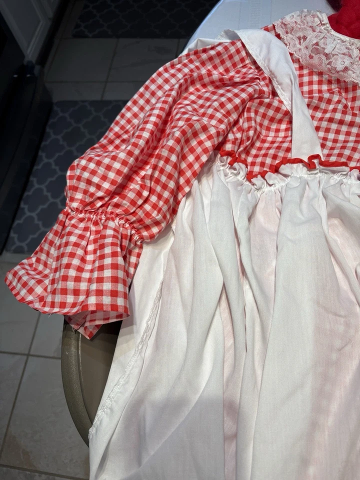 Ragedy Ann Wig & Costume, Andy Wig Only, Vintage, Adult Small, See Details — 第 3/4 张图片