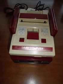 Famicom Console + Disk System RF Switch Adapter Junk