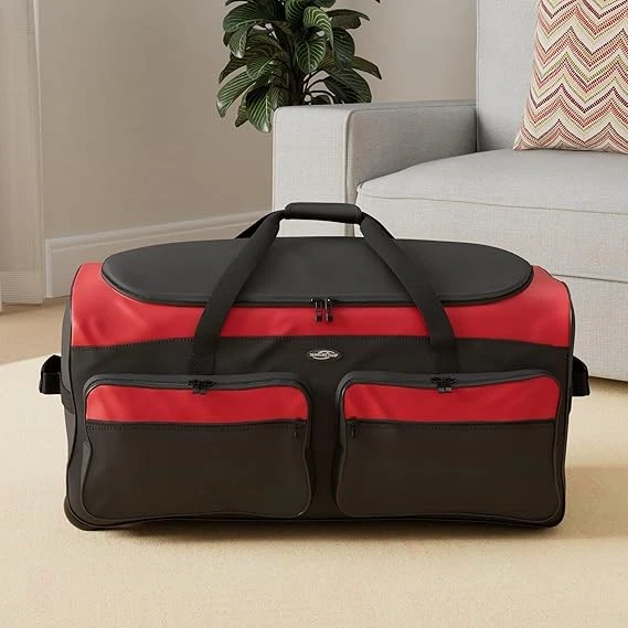 36 Inch Large Rolling Travel Duffel Bag with Wheels, Luggage Bag for Men & Women - Image 2 of 4