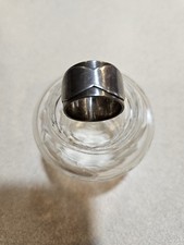 VINTAGE HANDMADE STERLING SILVER BAND RING SIZE 8.75 NATIVE AMERICAN