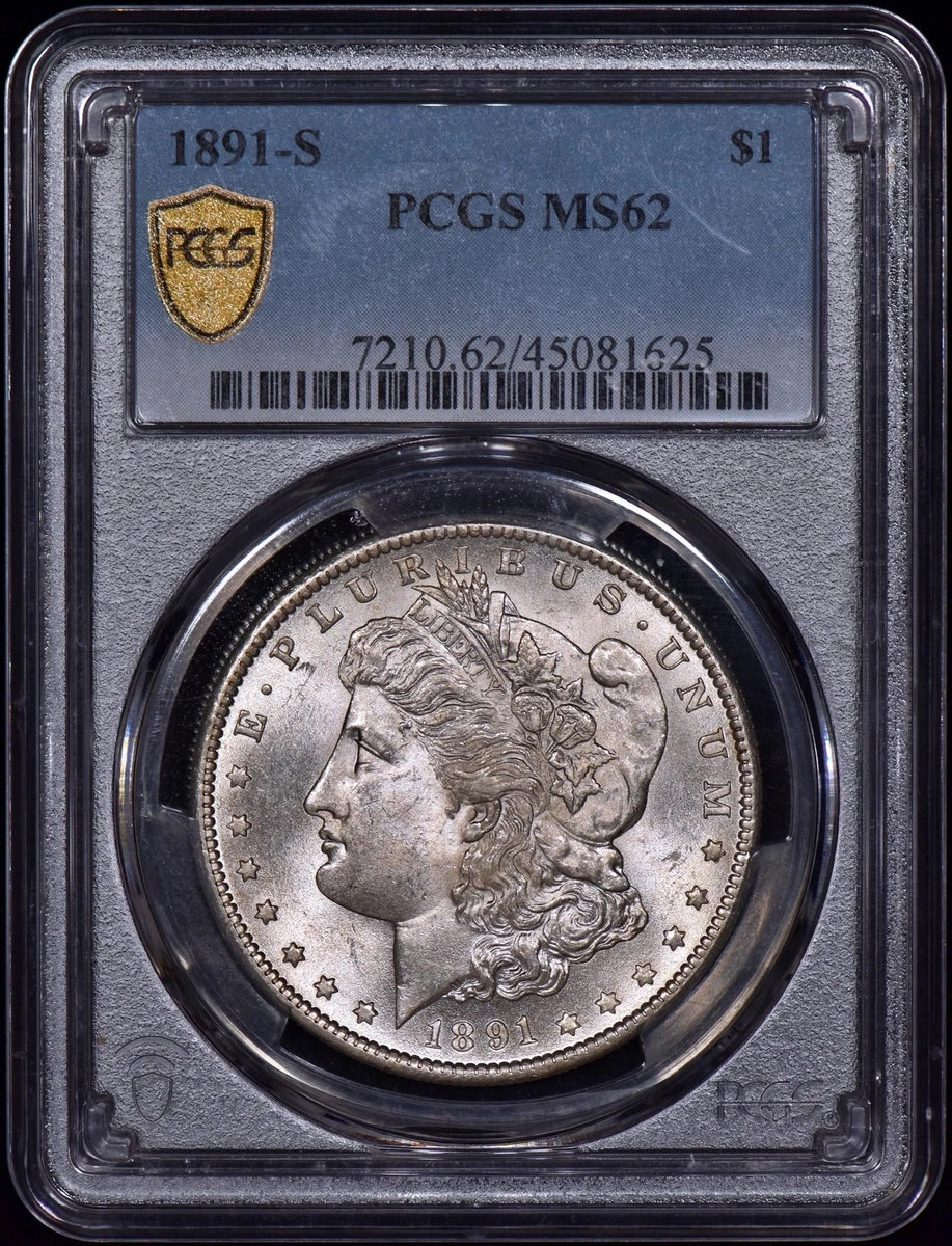 MS 62 Graded 1891 Year Morgan US Dollars (1878-1921) for sale | eBay