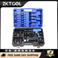 27PCS Air Hammer Kit Multi-functional Pneumatic Hammer 2500 BPM with Toolbox