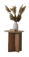 Eleganter Beistelltisch Aus Holz Mit Runder Tischplatte Hochwertig MöBel