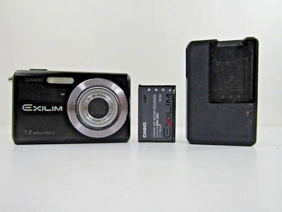 Casio EXILIM ZOOM EX-Z70 7.2MP Digital Camera Black | eBay