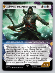 Adewale, Breaker of Chains (Showcase) #136 - Universes Beyond: Assassin's Creed