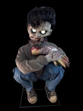 Vintage Spirit Halloween Limb Eating Zombie Boy Animatronic Working W/ Box