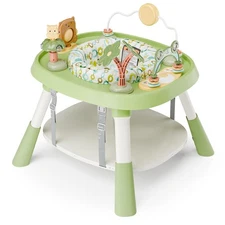 TOLEAD Baby Activity Center Jumper w/ 5 Toys, Lights, Music, Adjustable Height