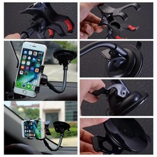 360  Car Windshield Mount Cradle Holder Stand For Mobile Cell Phone GPS iPhone x