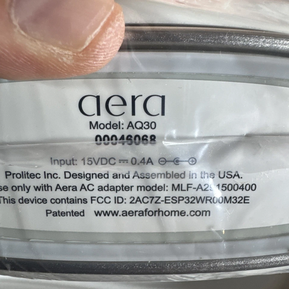 Aera AQ30 Smart Aromatherapy Diffuser Large Rooms White - Open Box - Image 3 of 4