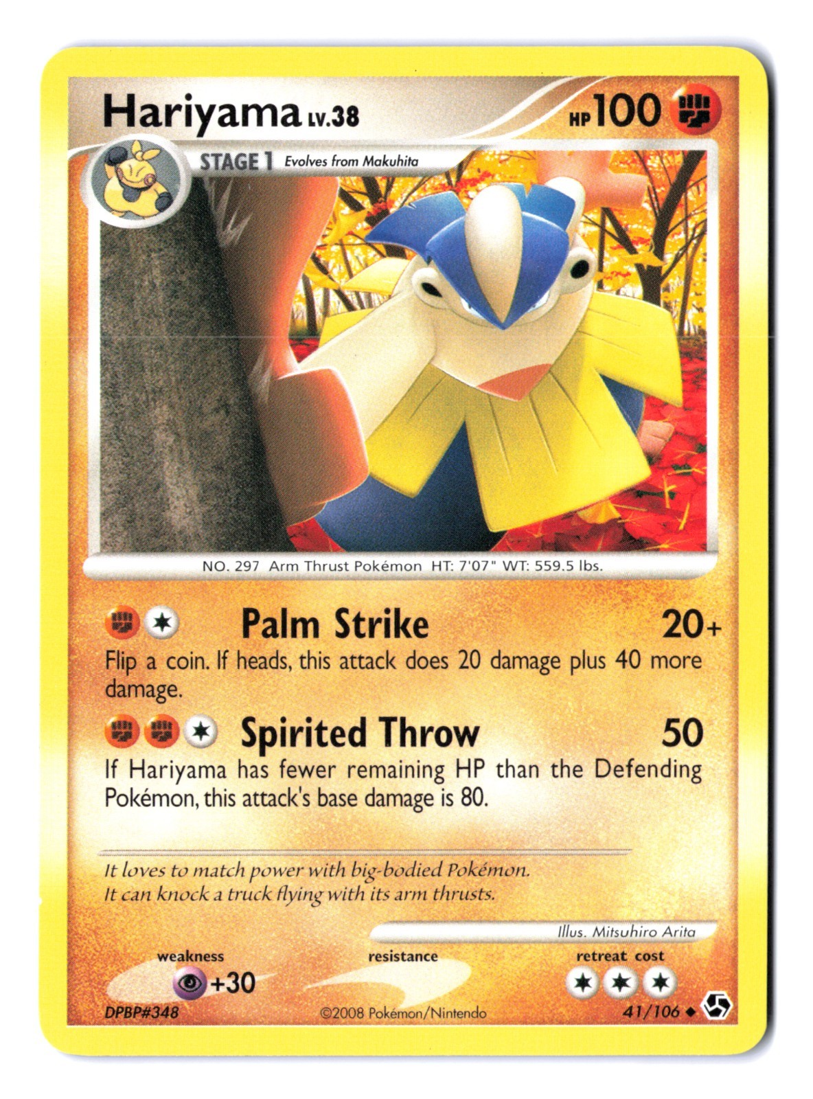 Hariyama 41/106 Great Encounters Vintage Pokémon TCG