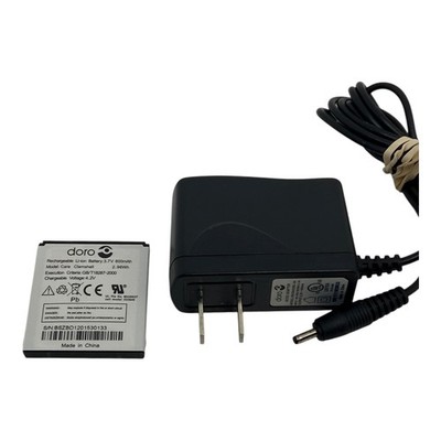   Battery + Charger for Doro 533640 Care Clamshell Cell Phone Flip 800mAh 3.7V