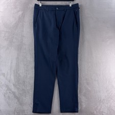 Lululemon ABC Classic Pants Mens Size 32x29 Navy Blue Warpstreme Stretch