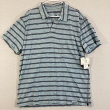 NWT Calvin Klein Jeans Men's Striped Polo Shirt Size Large