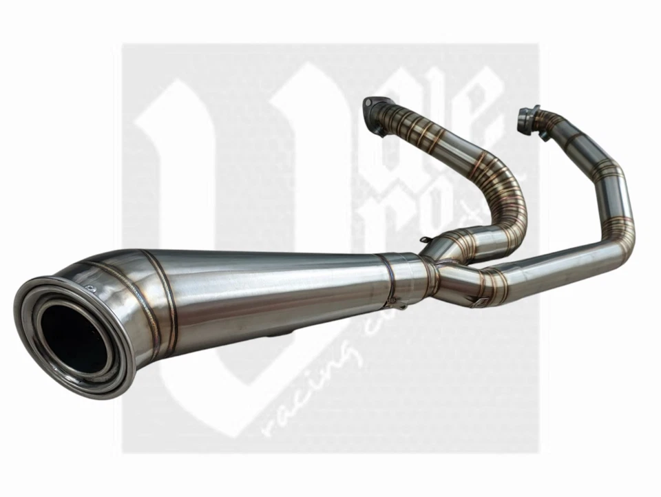 Sistema completo de escape 2-1 modelos para Harley Davidson Road Glide y Street Glide Foto 2 de 3